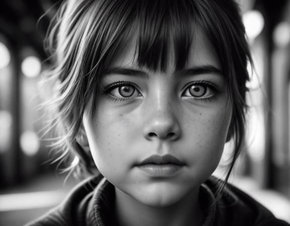 Soft Light Shines on a Person with Emerald Eyes in Stunning....