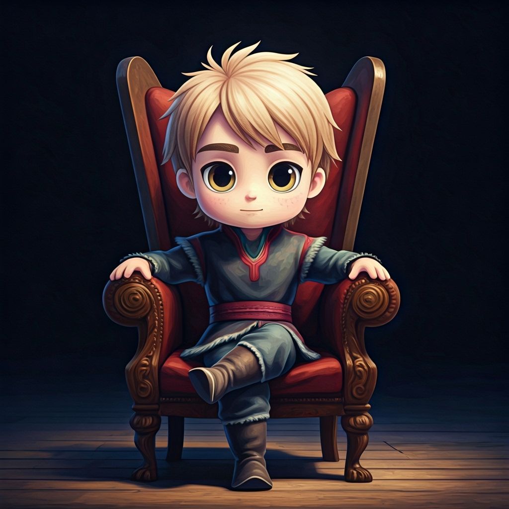 Chibi Kristoff in Epic Gouache Masterpiece