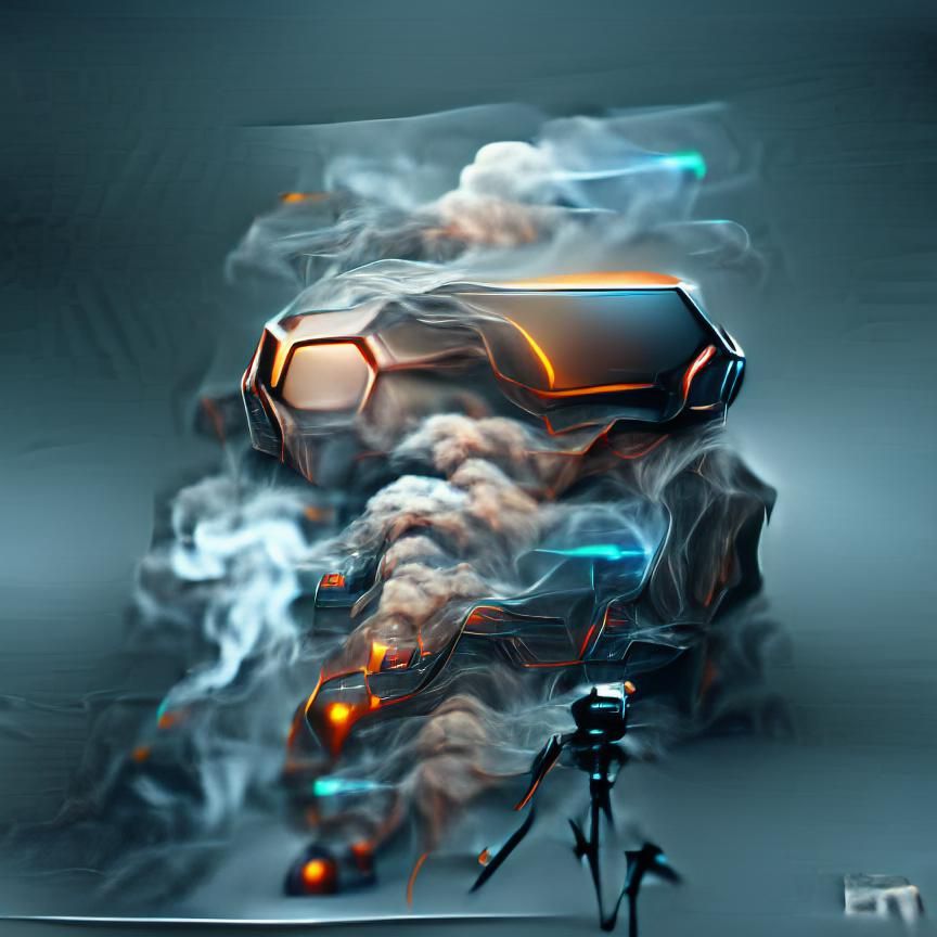 Burning NFT Concept Art in 8K Resolution
