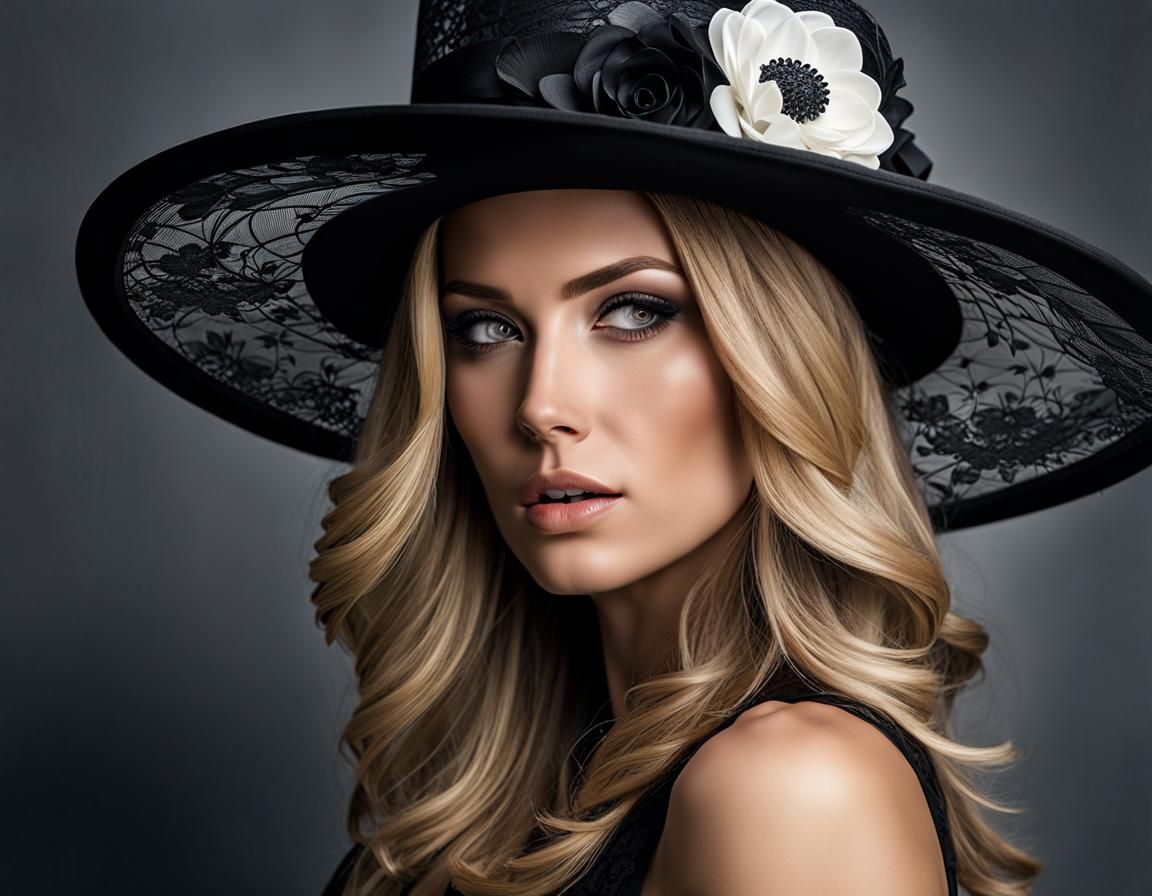 Black Lace Hat
