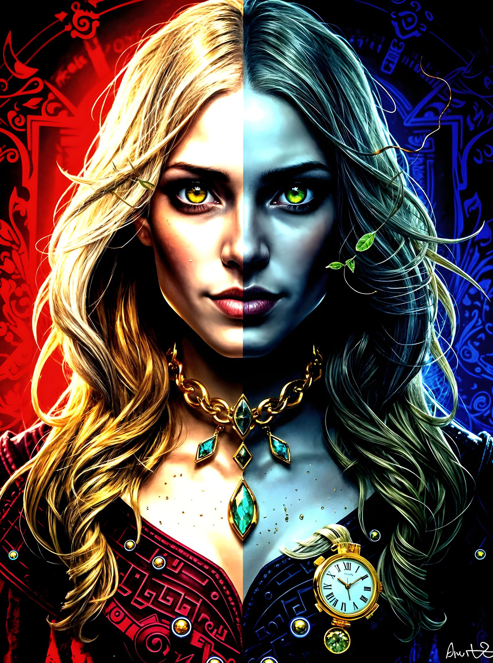 Optical Illusion: Light vs Shadow, Good vs Evil