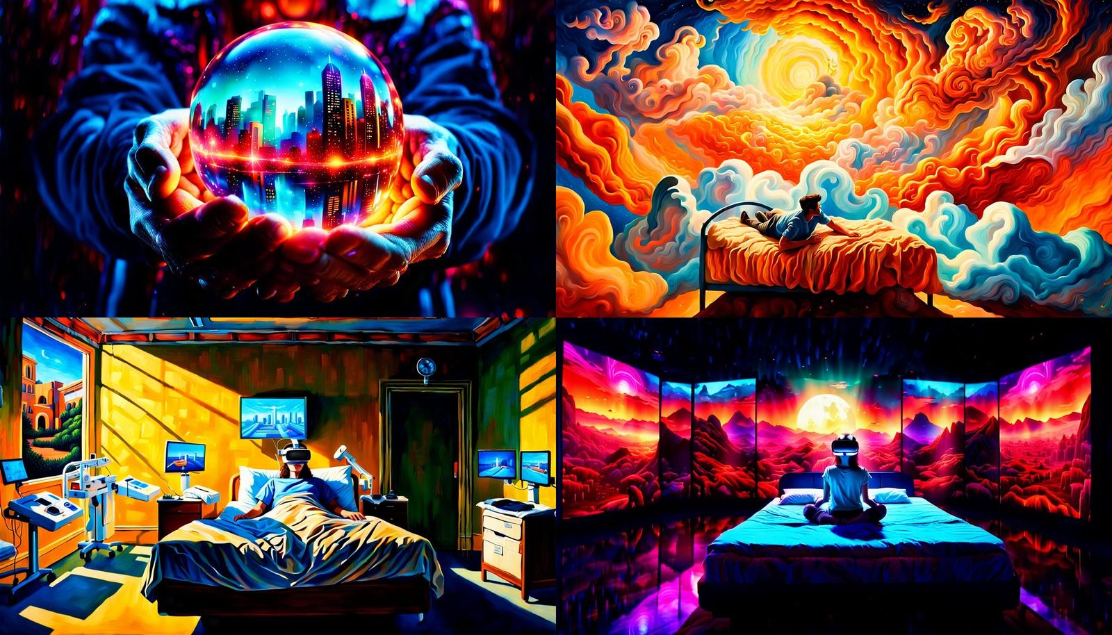 Simulated Reality: Acrylic Painting with Chiaroscuro