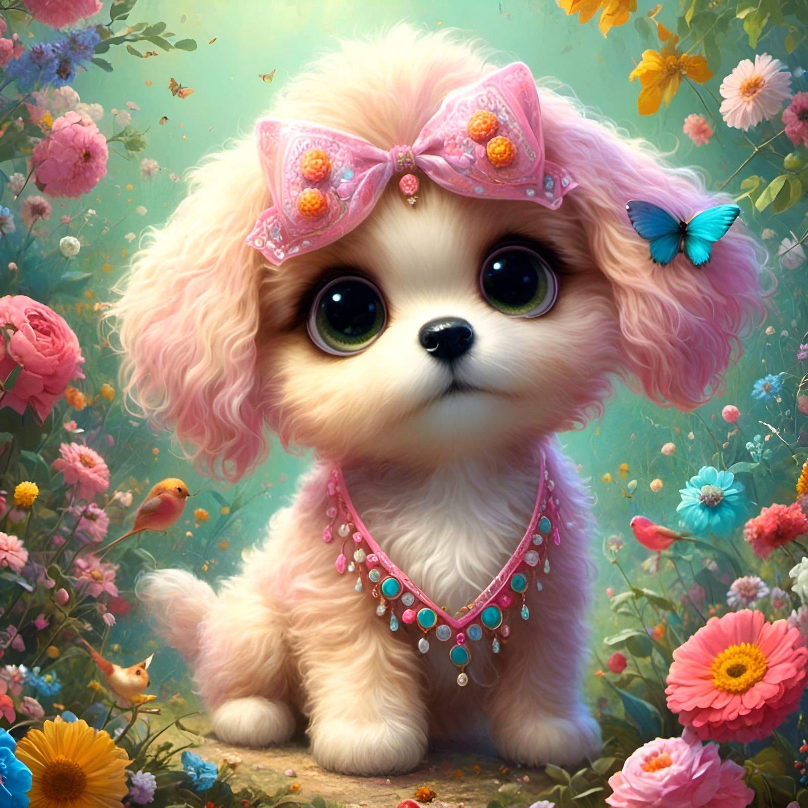 Ultra Cute Puppy Portrait