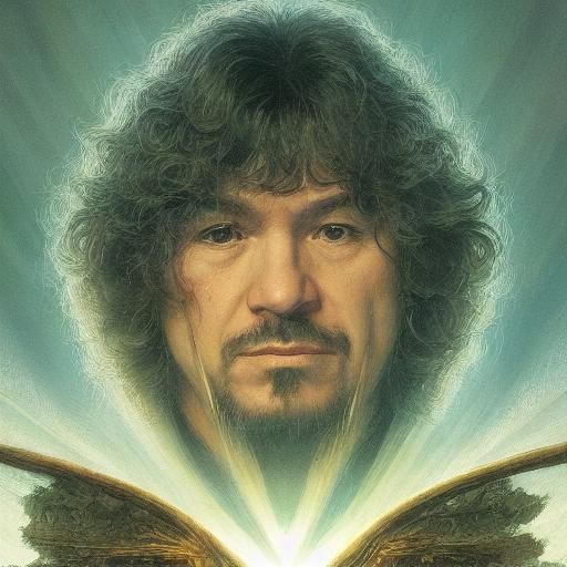 Warrior Priest of Light: Hyperdetailed Portrait