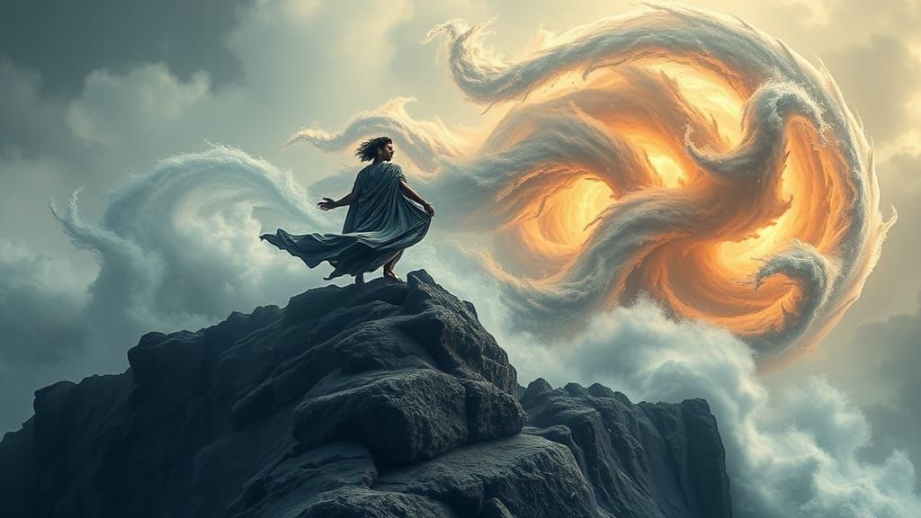 Aeolus Unleashes the Four Winds in Hyper-Realism