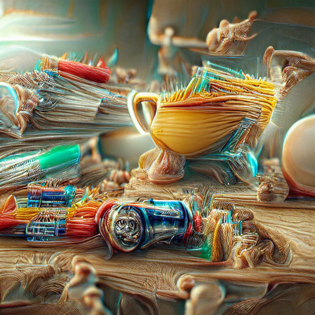 Objects Defying Physics in 8K 3D HDR