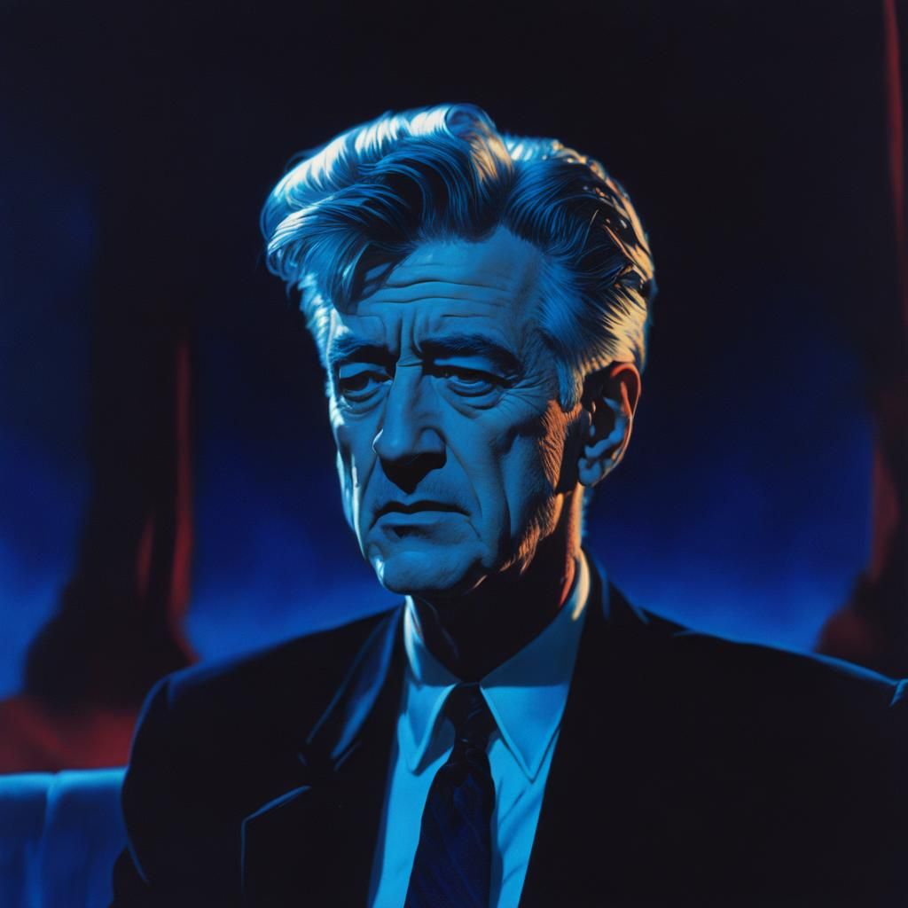 Blue Velvet Inspired Hyperdetailed Photograph