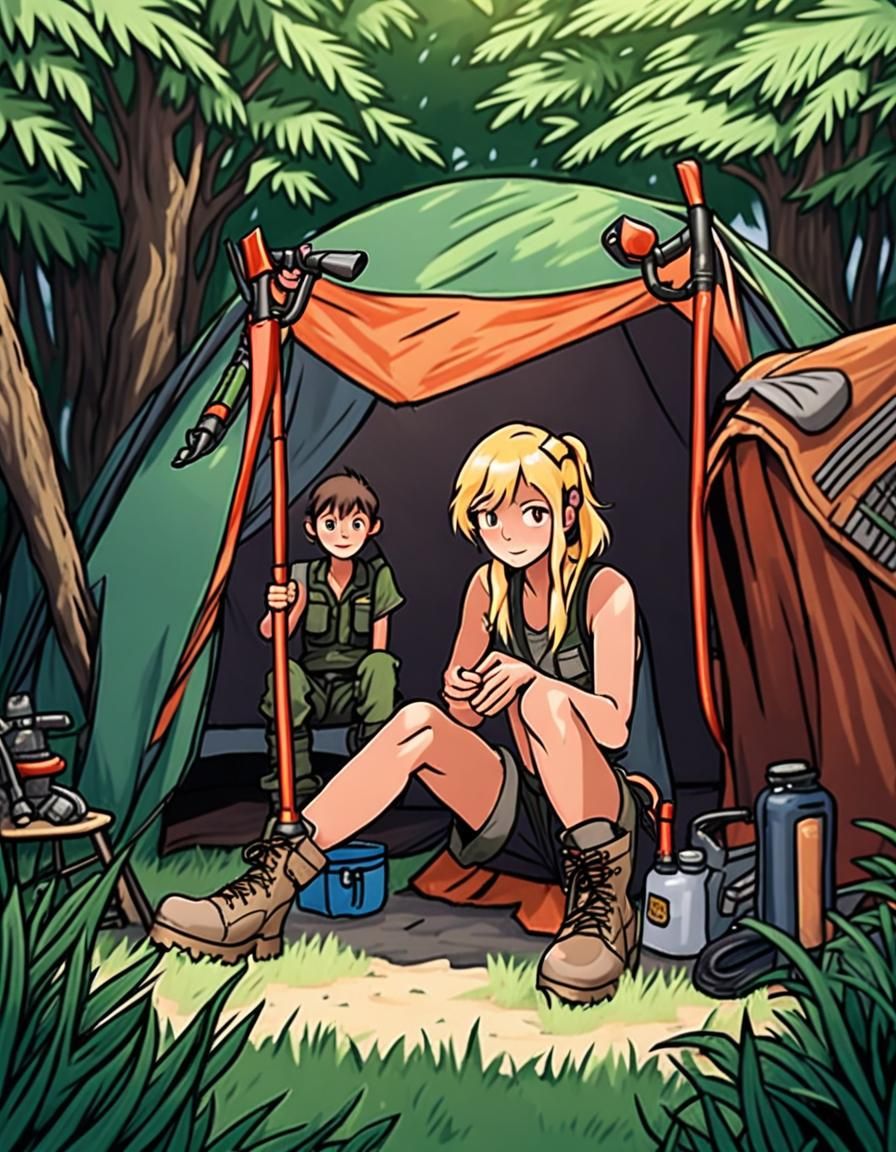 Jungle Explorer Family Camping Adventure