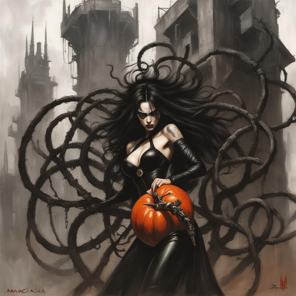 Clockwork Orange Inspired Dark Fantasy Portrait