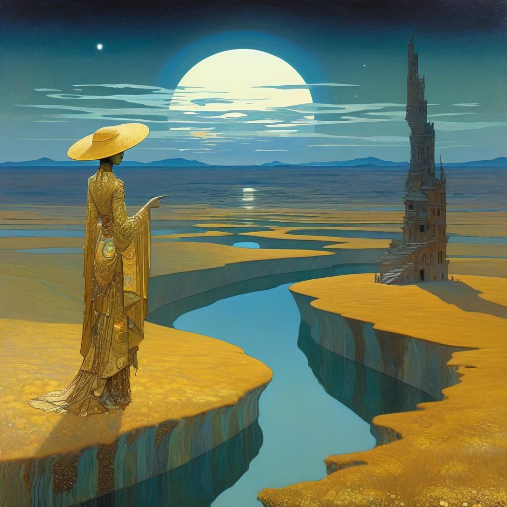 Dystopian Elegance: A Synthesis of Artistic Visions