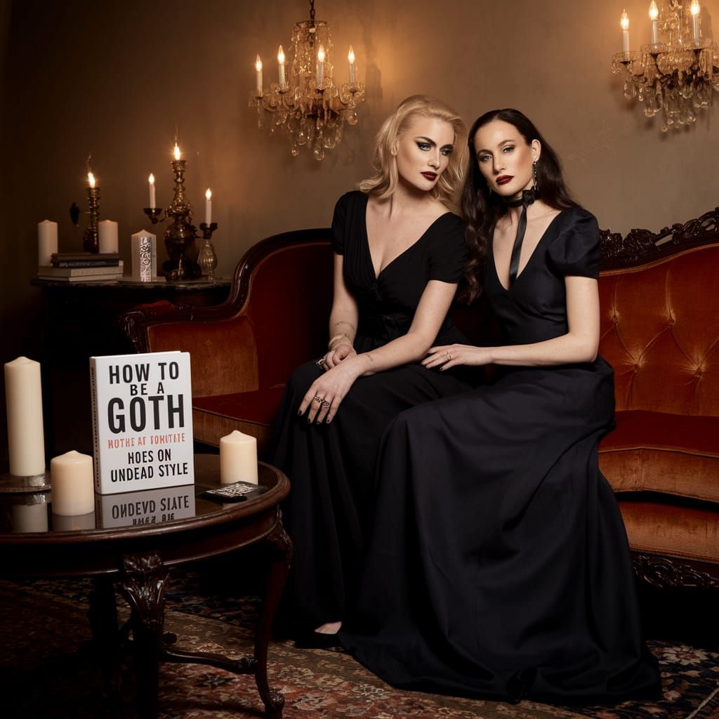 Gothic Elegance: Tish Weinstock and Amanda Harlech in Dark L...
