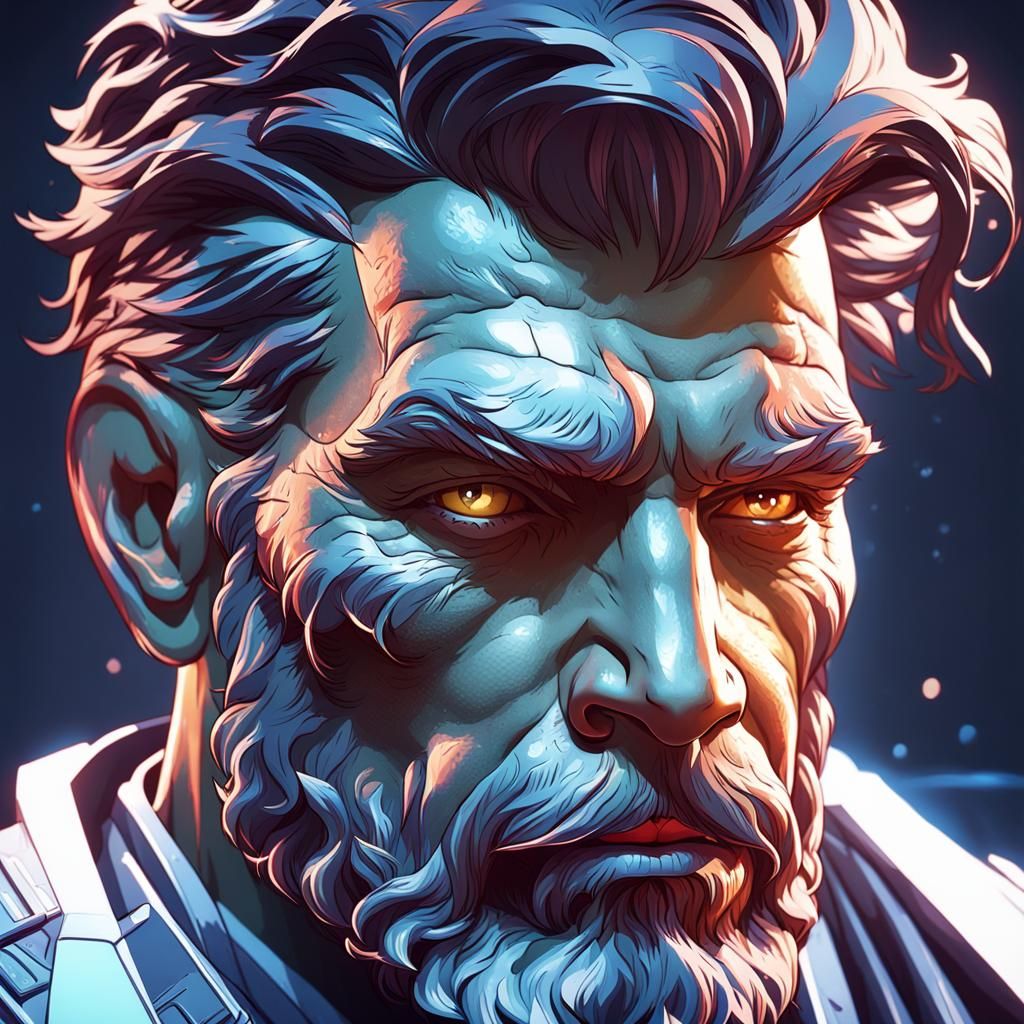 Hyperdetailed Portrait of Jeff by Greg Rutkowski