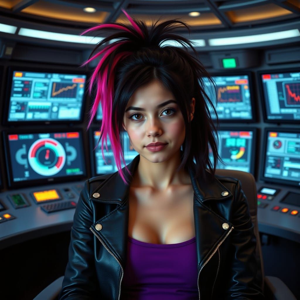 Brown Eyed Beauty in Starfleet Operations