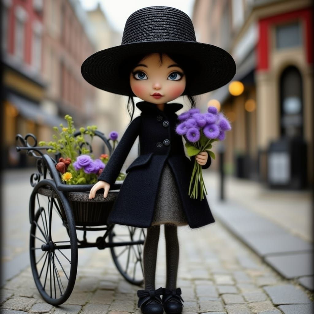 Lenci Doll Eliza Doolittle in London Street