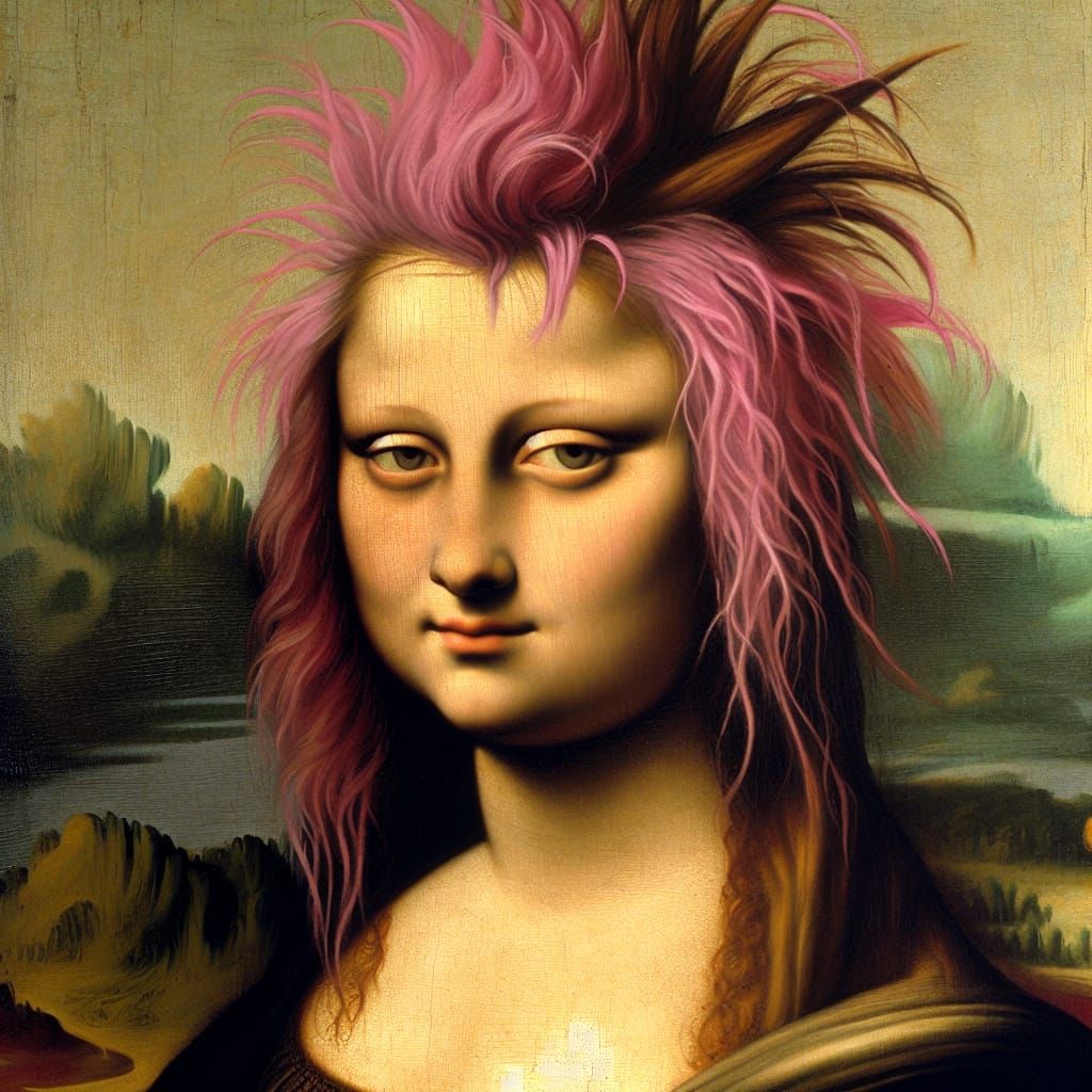 Monday Lisa, pink hair edition 💖