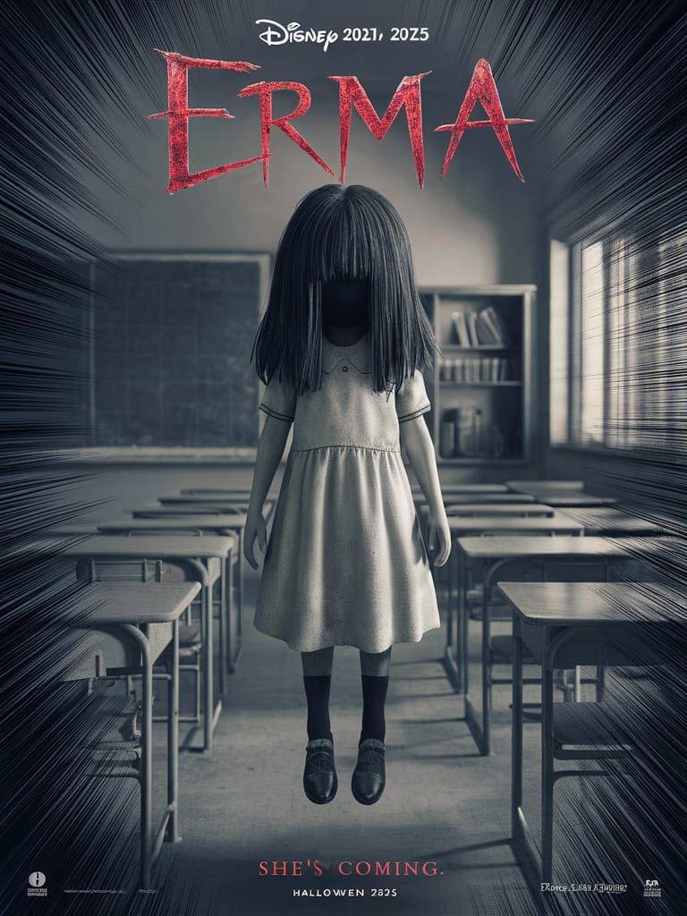 Erma Animated Film Concept Poster in 3D