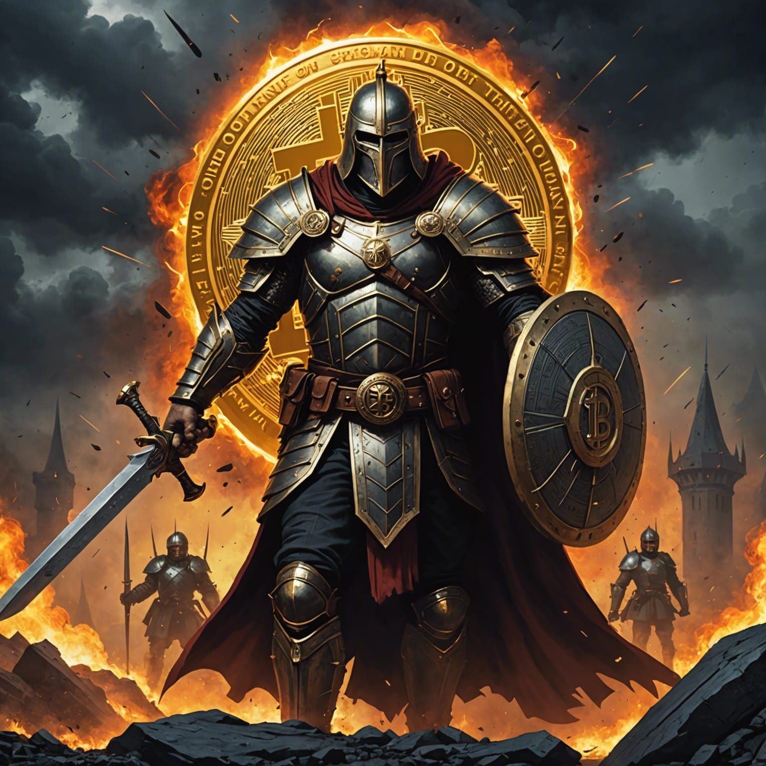 Bitcoin Warrior: Crypto Battles Visualized