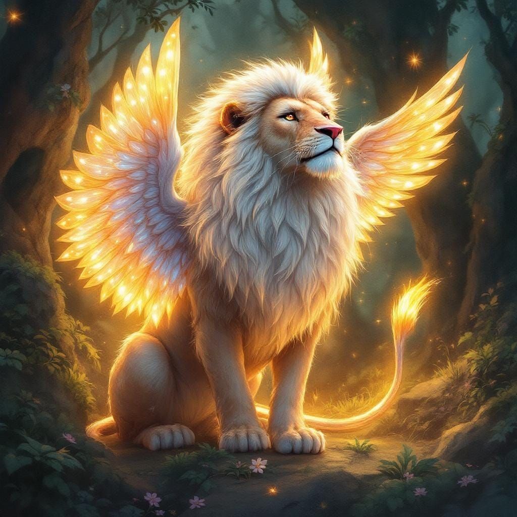 The golden fairy lion