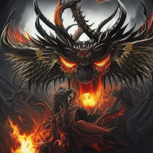 Demonic Machine Code Concept Art