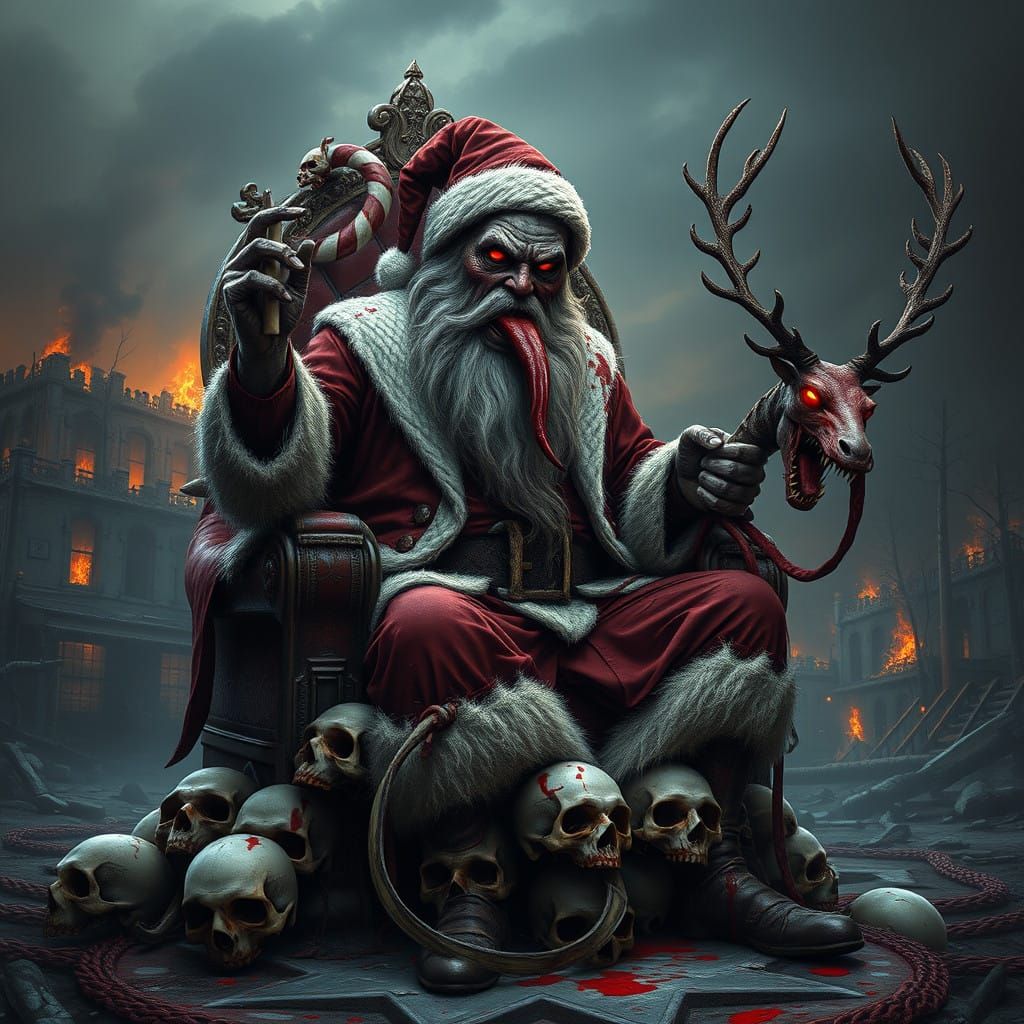 Demonic Santa Claus Reigned Over Apocalypse