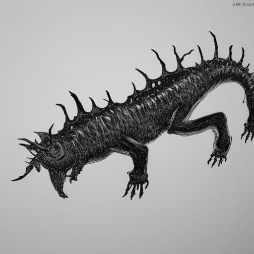 Mysterious AI Generated Monster