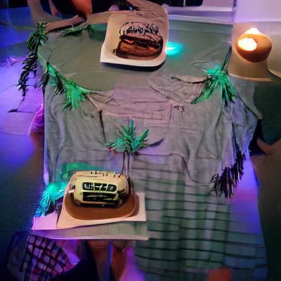 Dazed and Confused Birthday with a Weed Cake