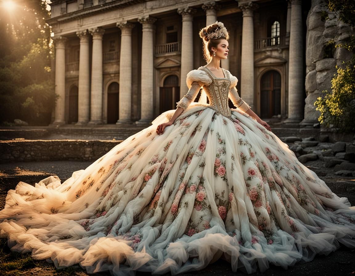 Tulle of King Louis Fashion