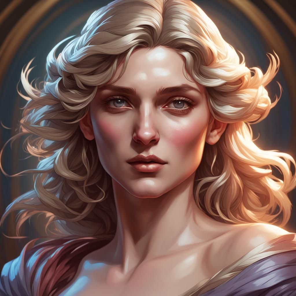 Morpheus Chases Diana in Hyperdetailed Portrait