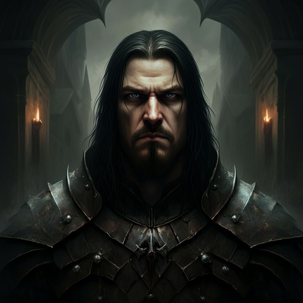 Dark Fantasy World in Grimdark Style