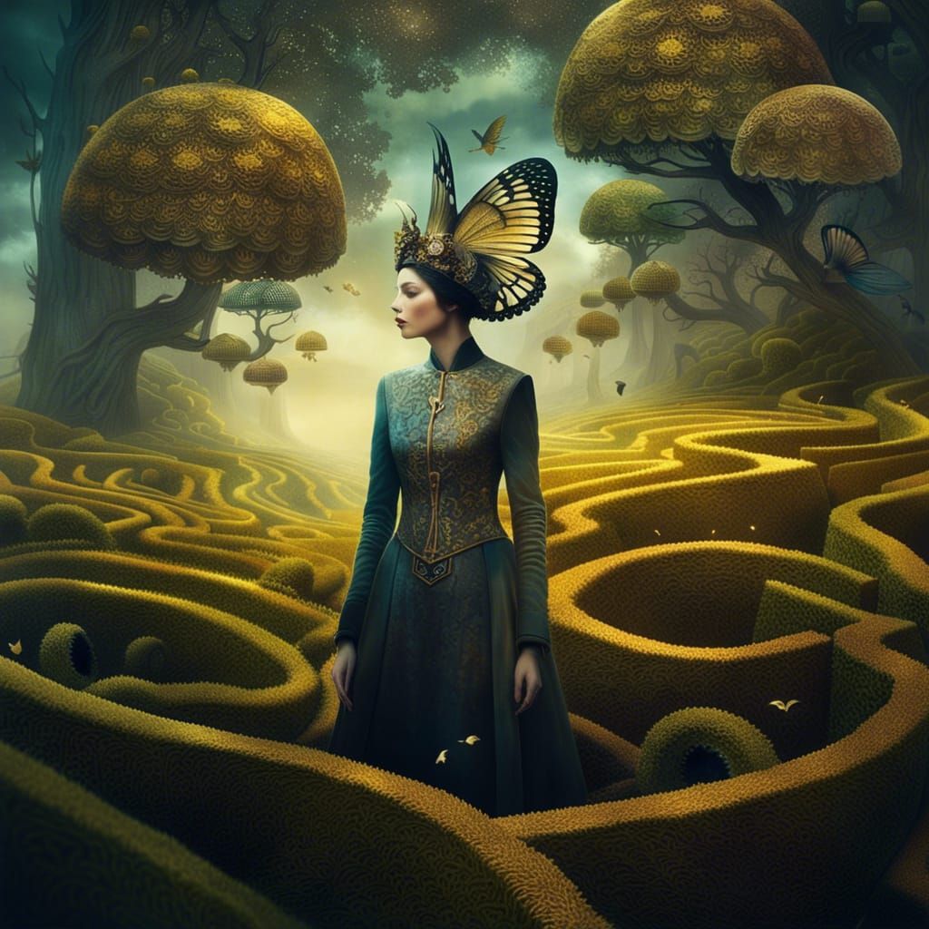 Mind Maze in Storybook Style