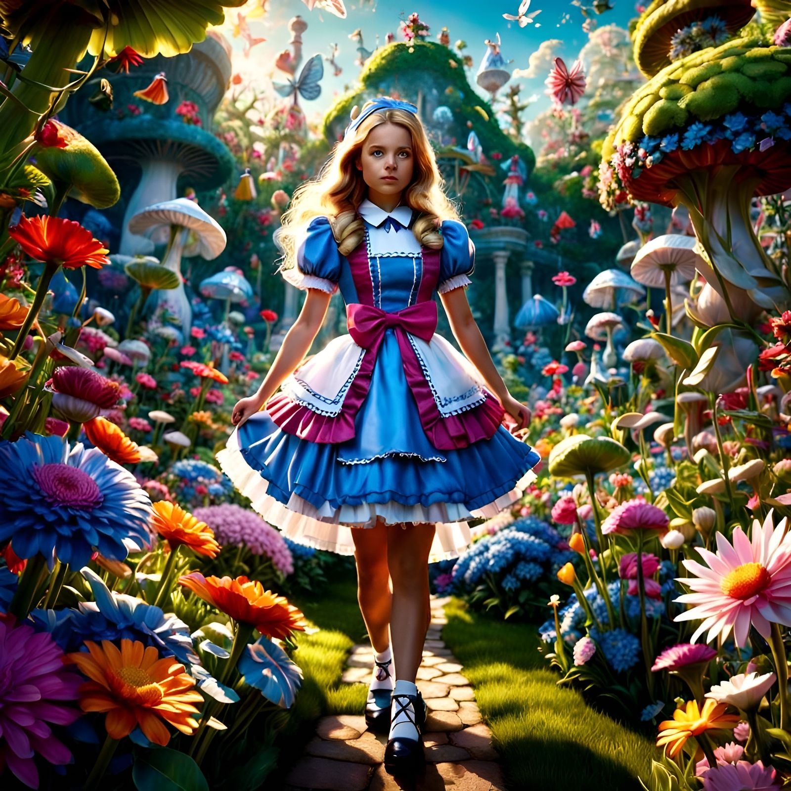 Alice in Wonderland’s Grand Garden