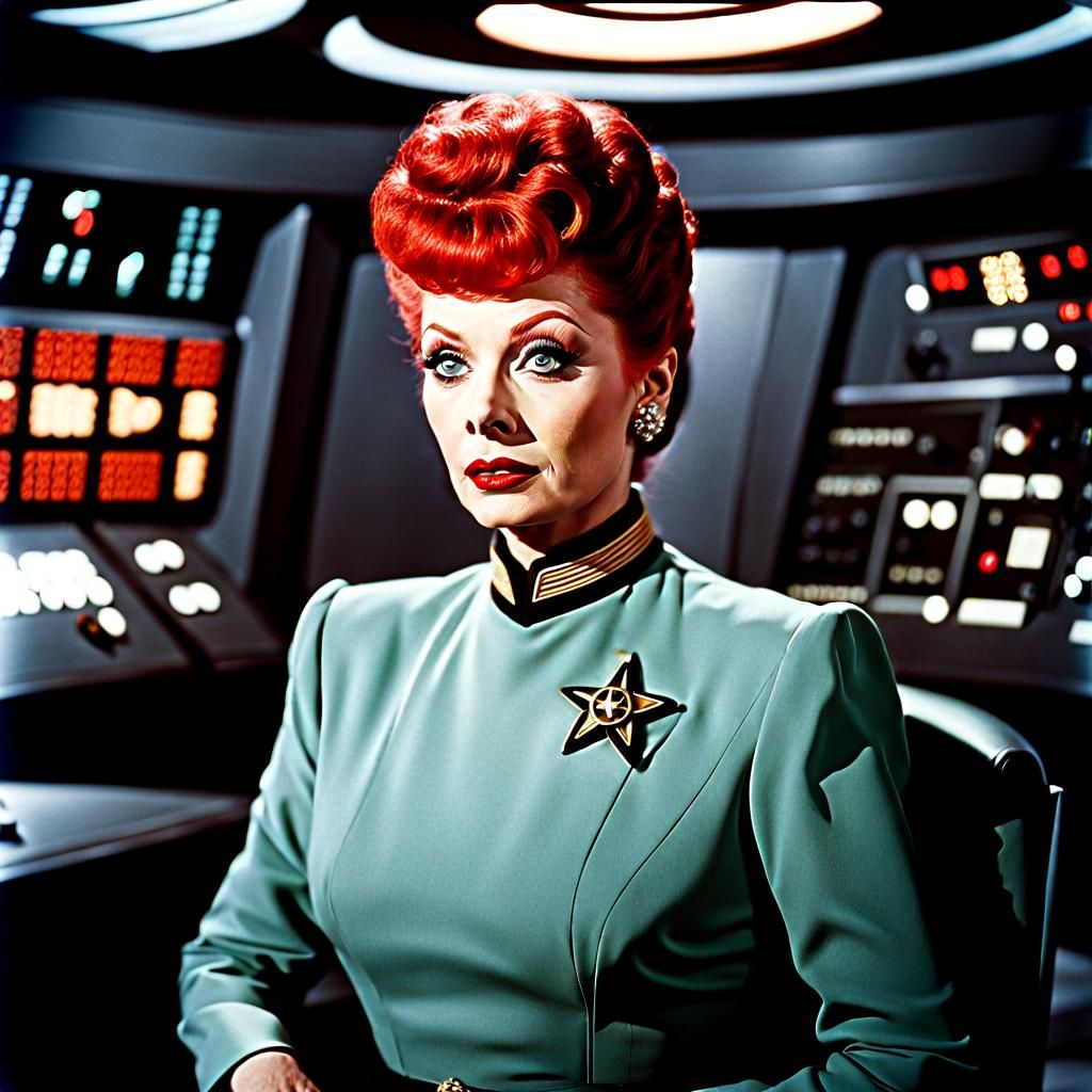Lucille Ball as Starfleet Admiral: Cinematic Portrait
