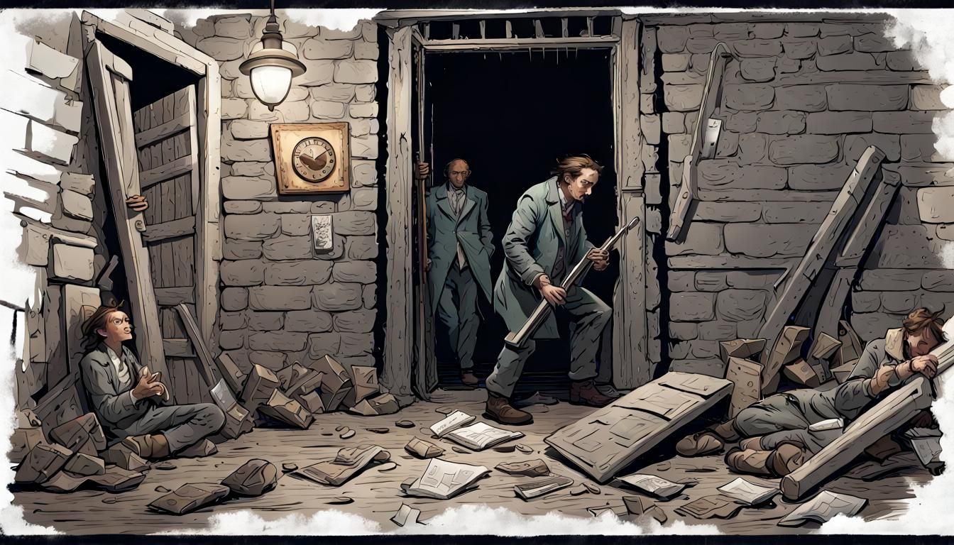 Hyperrealistic Escape in France with Dramatic Lighting