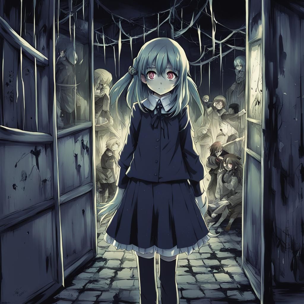 Scary Anime Art Illustration