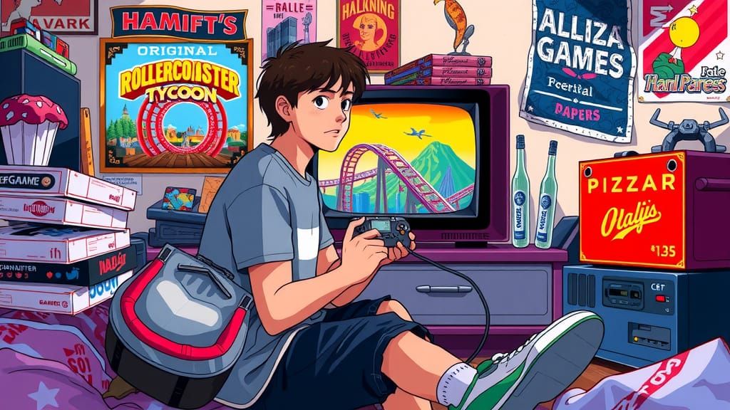 Rollercoaster Tycoon at 25, video game