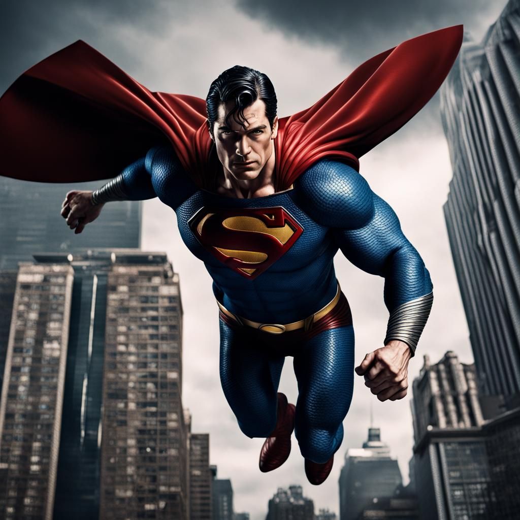 Superman Saving the World from Thanos