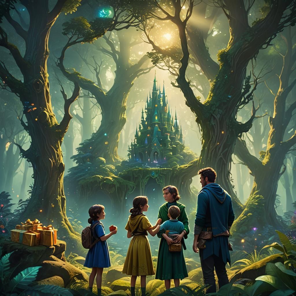 Family Gift Exchange in Enchanted Forest