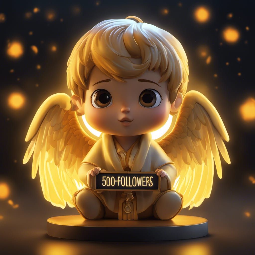 Chibi Angel Celebrates 500 Followers