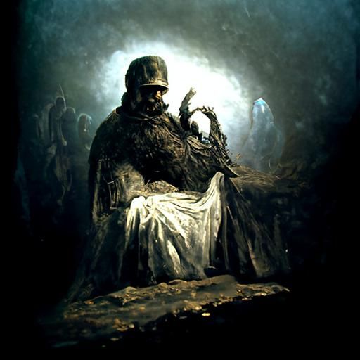 Surreal Horror Landscape Inspired by Beksiński