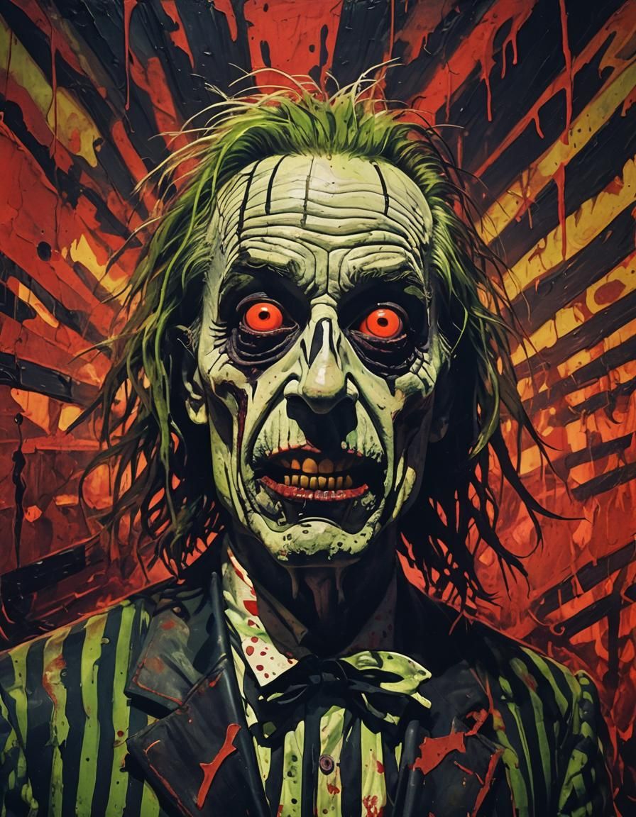 Expressionist Horror: Beetle Juice in Layered Corruption