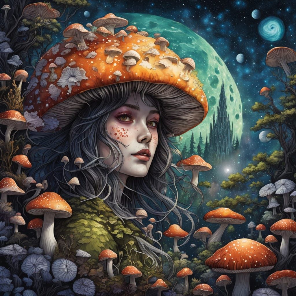 Fungi Girl 17595