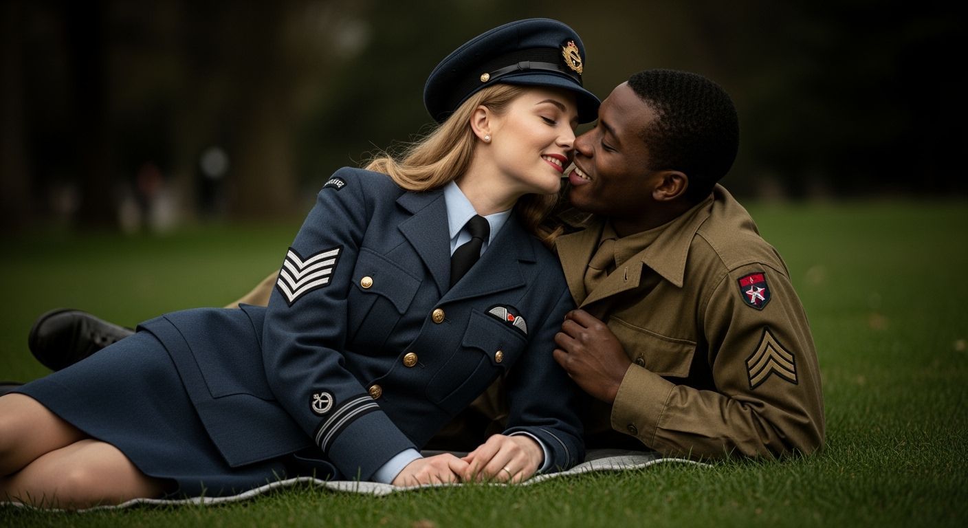 WW2 Romance in London Park