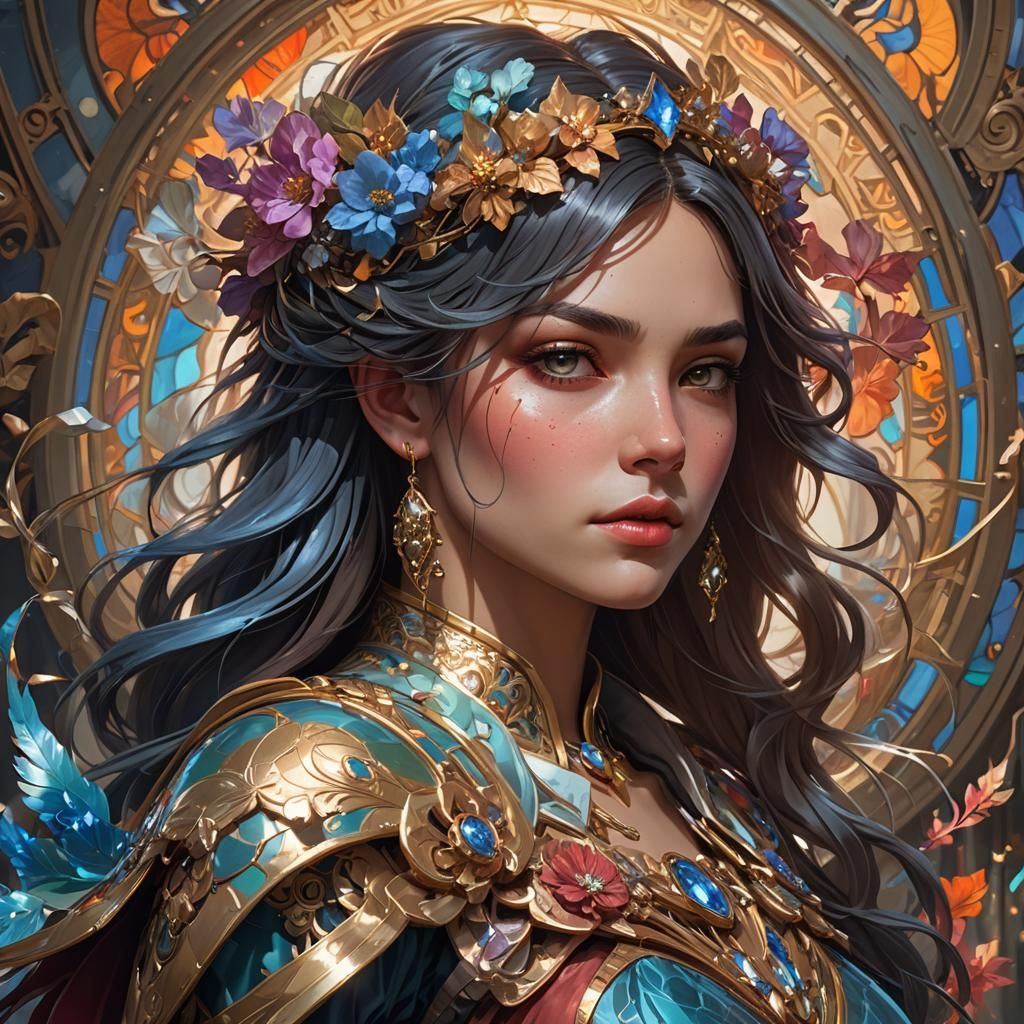 Hyperdetailed Portrait with Dynamic Lighting