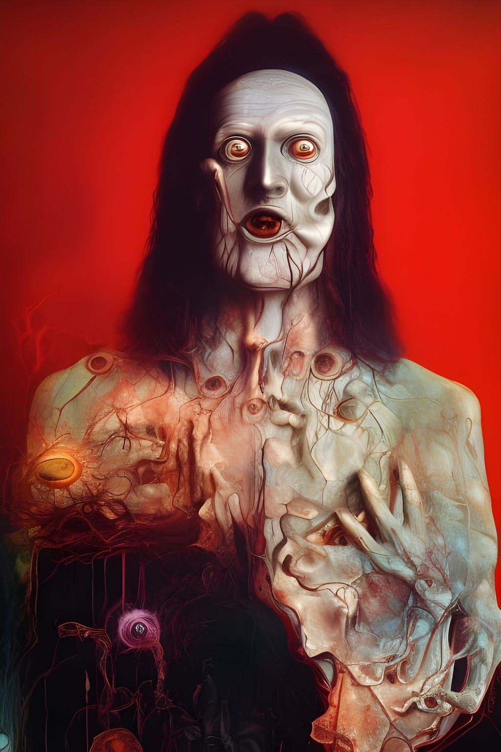 Surreal Voices and Apparitions in Hyperdetailed Style