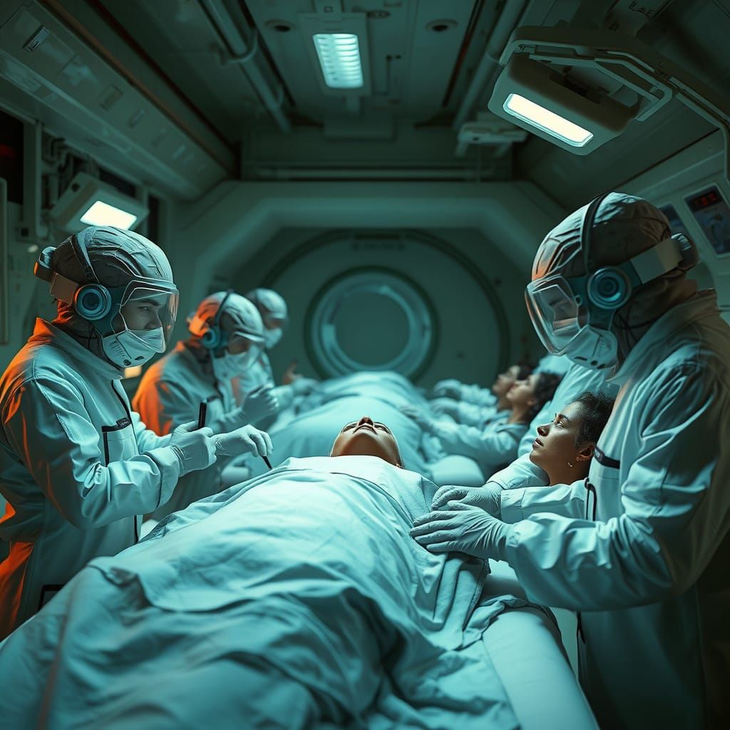 Some will survive to reanimate in a future world ...