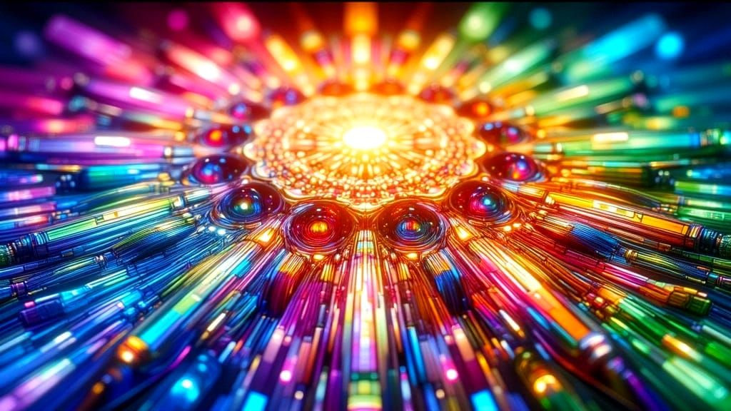 Radiant Crystal Mandala of Infinite Depth