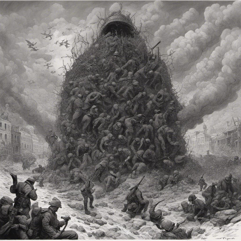 World War 3: A Dark Vision Inspired by Doré