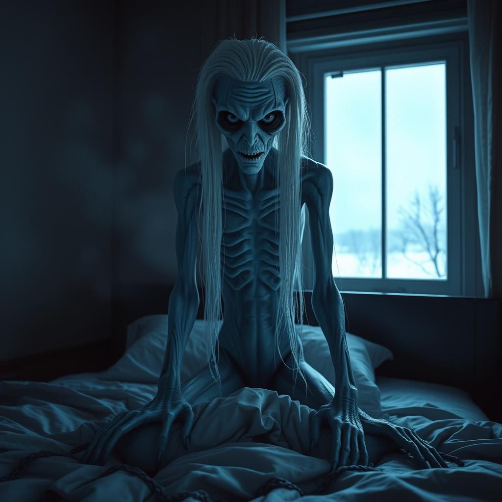 Terrifying Icy Figure Emerges From Nightmare