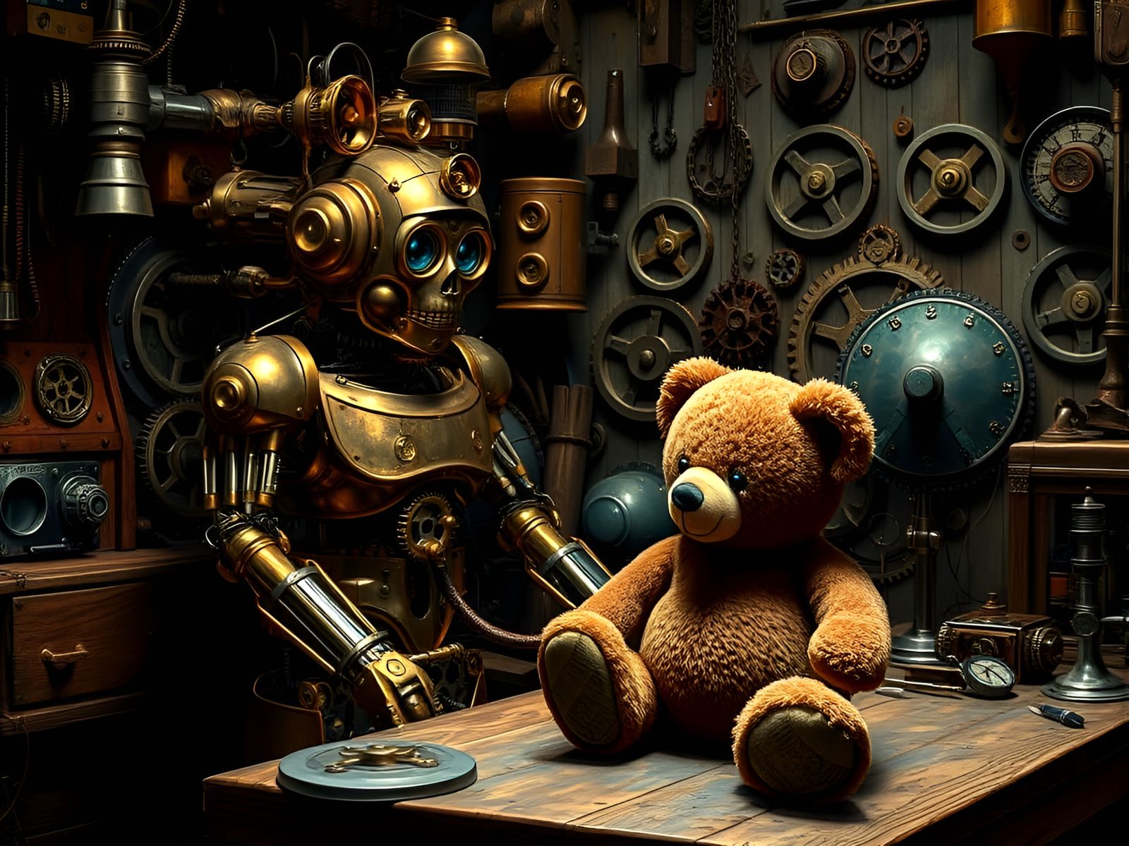 Steampunk meets Teddy Ruxpin . . .