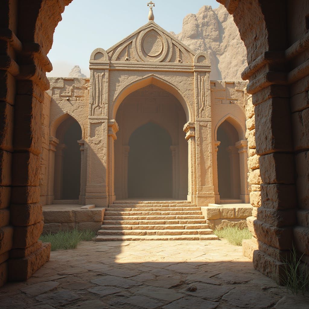 Epic 3D Rendering of Judea's Solomon Temple